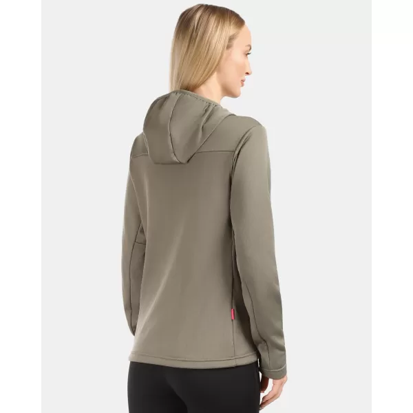  Fleece-Sweatshirt für Damen KILPI SEVELEN-W 1L0203KI GRÜN 