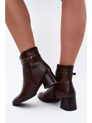 Damenschuhe SERGIO LEONE BT-34-S DUNKELBRAUN