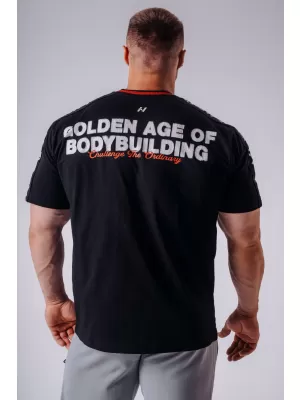 Herren-T-Shirts NEBBIA OLYMPIA MUSCLE COVER 942 SCHWARZ