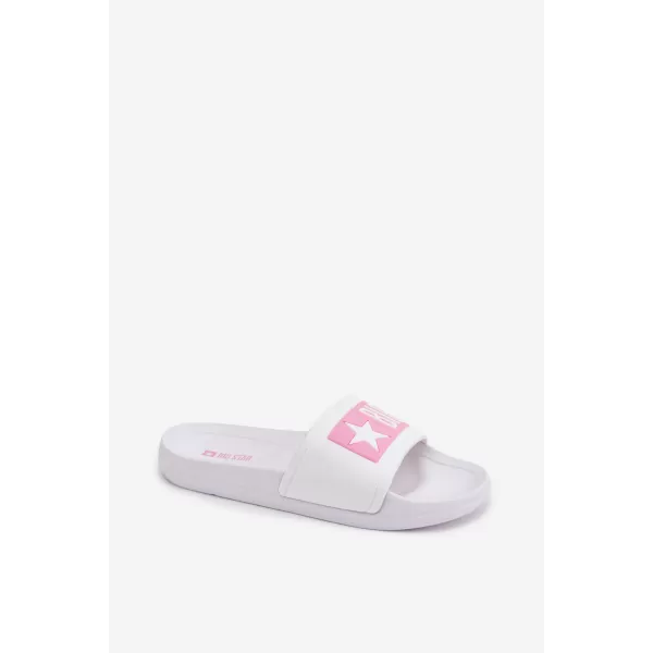  Kinderhausschuhe BIG STAR SHOES TT374A002 ROSA/WEIß 