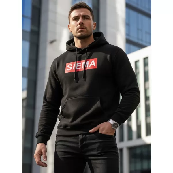  Herren-Sweatshirt DSTREET NX0031B-BK SCHWARZ 