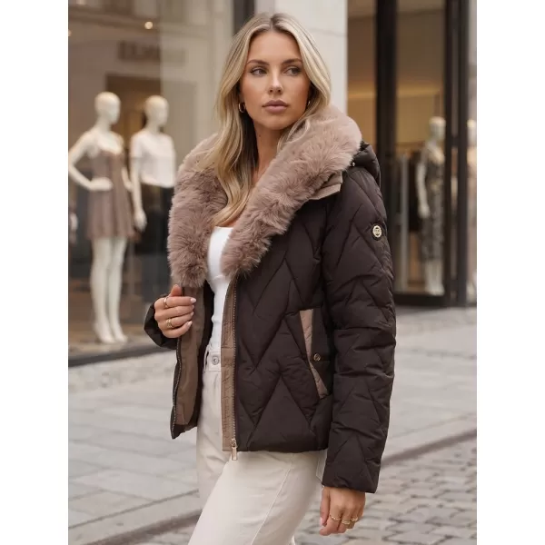  Damenjacke DSTREET TY6084 BRAUN 