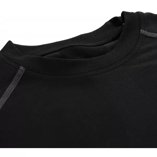  Funktions-T-Shirt für Kinder ALPINE PRO AMBOSO SCHWARZ 
