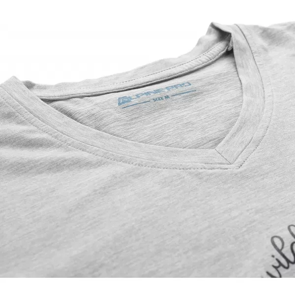  Outdoor-Shirt für Damen ALPINE PRO GREMA 3 GRAUE VARIANTE PA 