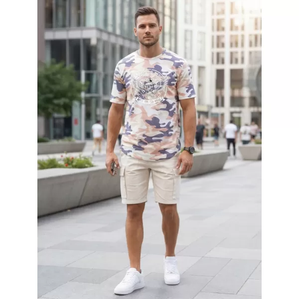  Herren-T-Shirt DSTREET NX2004R-BT-M BEIGE 