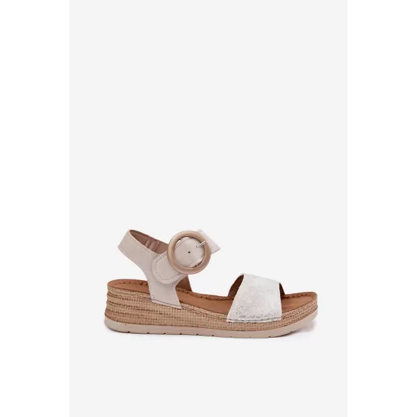  Damensandalen INBLU RV000013 BEIGE 