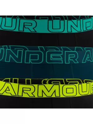 Herren-Boxershorts UNDER ARMOUR M PERF COTTON 6IN (3KS) 1383889-007 SCHWARZ