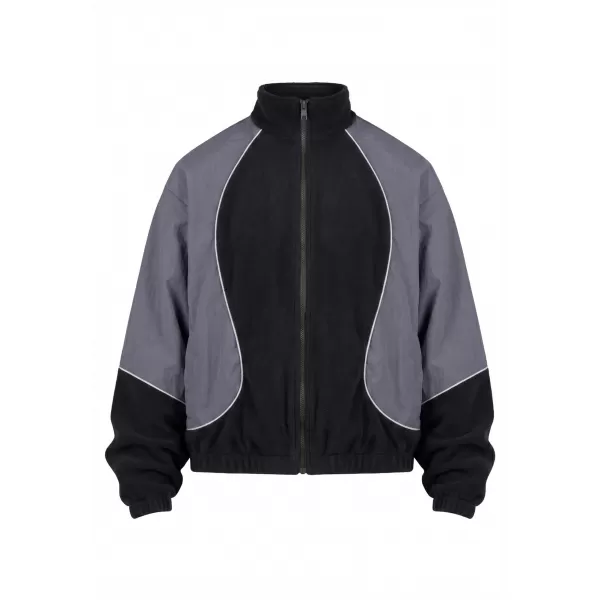  Herren-Trainingsjacke URBAN CLASSICS TB8602-07652 SCHWARZ/MAGNET 