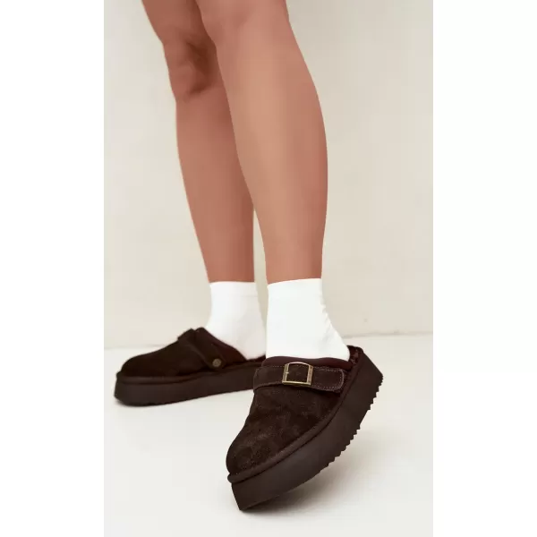  Damenhausschuhe BIG STAR SHOES UU274697 BRAUN/BEIGE 