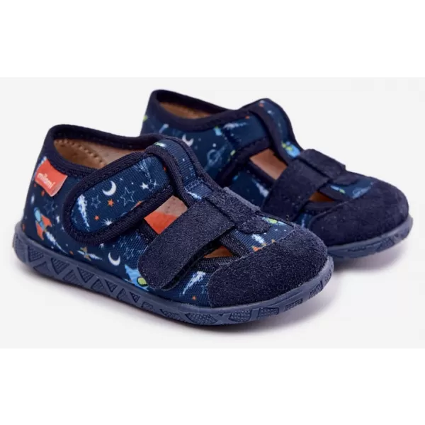  Kinderhausschuhe MILAMI 118/BR-33 BLAU 