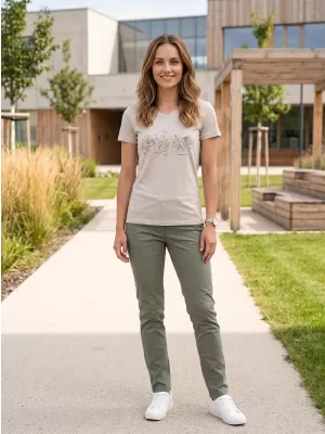 Outdoor-Shirt für Damen ALPINE PRO GREMA 3 MOONBEAM PC-VARIANTE