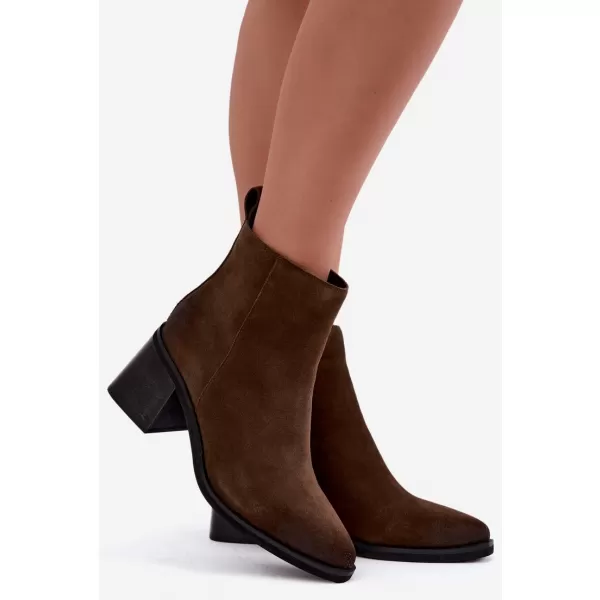  Damen-Stiefeletten VINCEZA 133100 BRAUN 