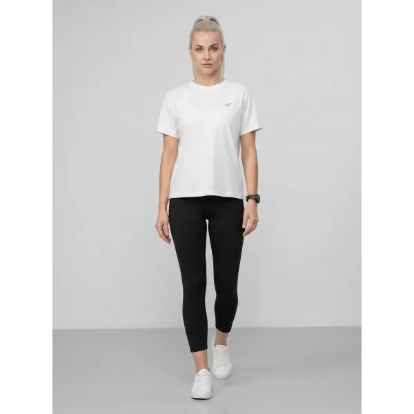  Damen-T-Shirt 4F WMM00TTSHF3310 WEIß 