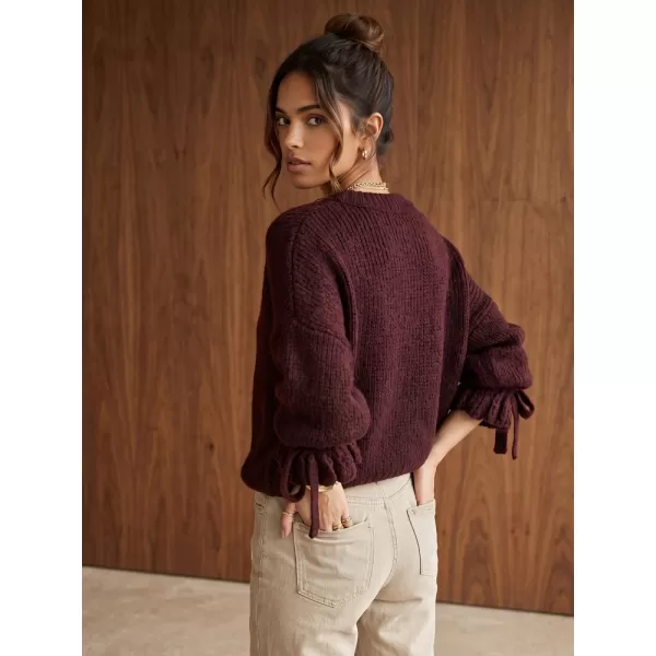  Damenpullover DSTREET MY2569 BURGUND 