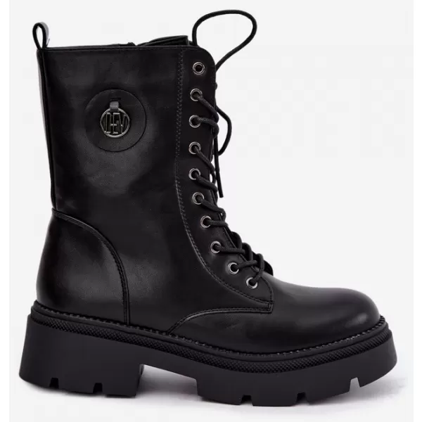  Damenschuhe BOTO DA201P SCHWARZ GLÄNZEND 