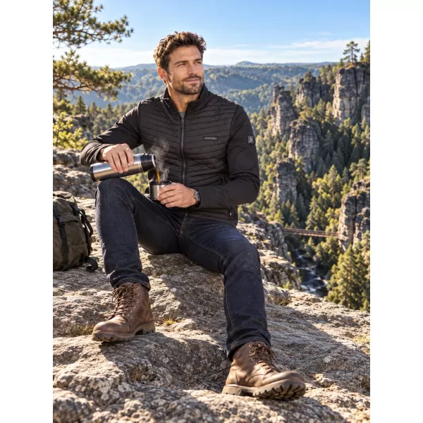  Hybridjacke für Herren ALTISPORT IVON SCHWARZ 