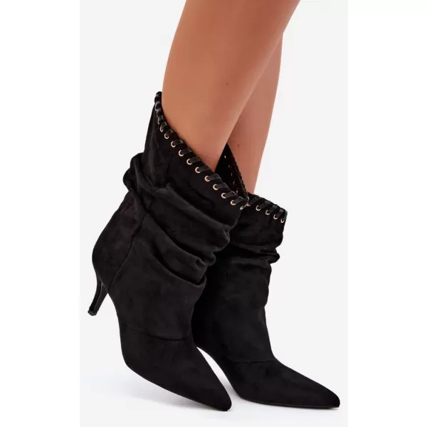  Damen-Stiefeletten BOTO 2568A SCHWARZ 