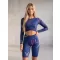 Premium-Overknee-Leggings für Damen (neue Größen) ALTISPORT VOJ/ALW082LEG06 DUNKELBLAU