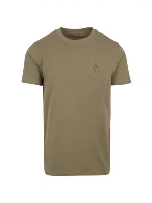 Herren-T-Shirt URBAN CLASSICS TB8997-00176 OLIVE