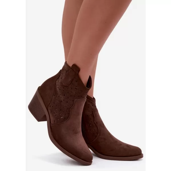  Damenschuhe S.BARSKI HY62-8147 BRAUN 