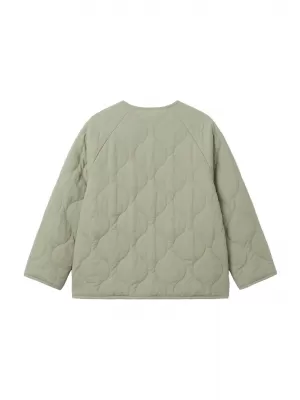 Steppjacke für Mädchen URBAN CLASSICS UCK7175-03259 WEICHER SALBEI