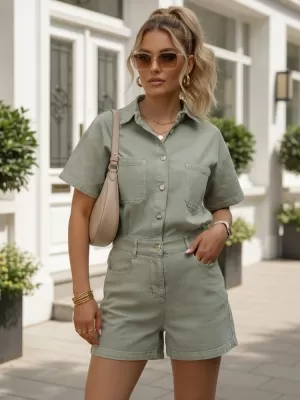 Kleid DSTREET EY2690 GRÜN