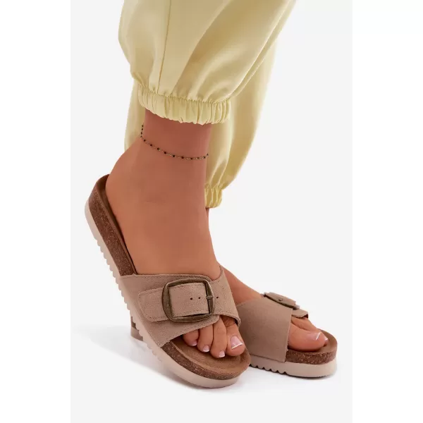  Damenhausschuhe BOTO 2833 KHAKI 