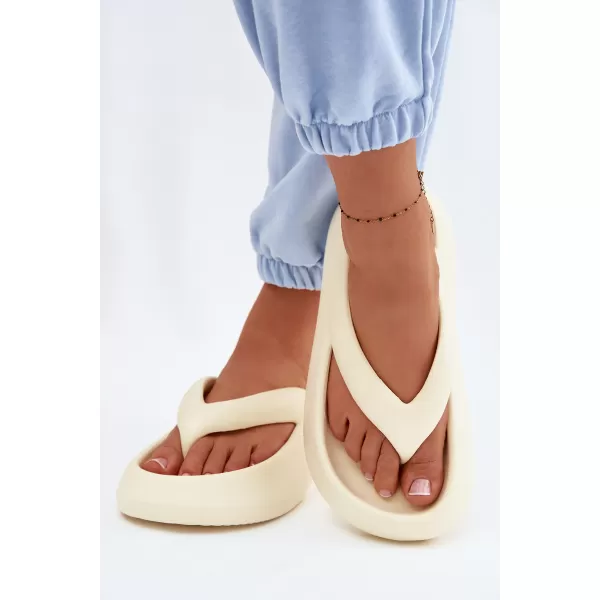  Damen-Flip-Flops BOTO SS-125 BEIGE 
