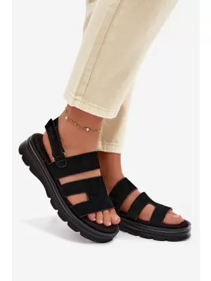 Damensandalen BIG STAR SHOES TT274484 SCHWARZ