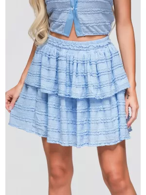 Damenrock OMBRE OW-GL-E0014 BLAU