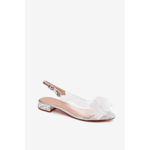  Damensandalen D&A MR61-9006 SILBER 