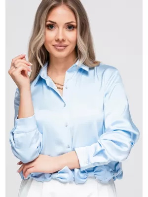 Damenhemd OMBRE OW-SH-E0059 BLAU