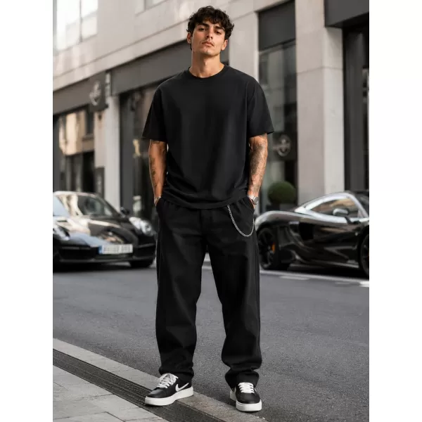  Herren-T-Shirt DSTREET RX5682 SCHWARZ 