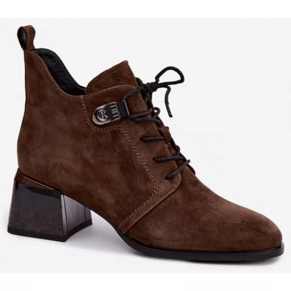  Damen-Stiefeletten BOTO 26BT24-383 KAFFEE 