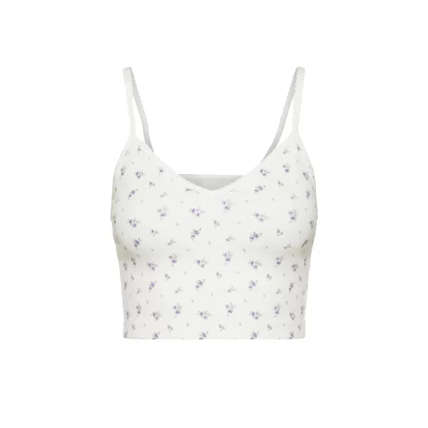  Damen-Tanktop URBAN CLASSICS TB8176-21552 BLAUE BLUME 