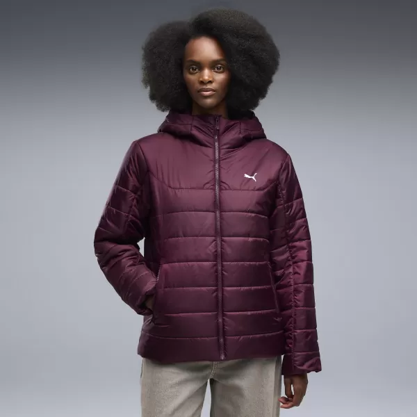  Damenjacke PUMA ESS HOODED PADDED JACKET 68523124 RUBINROT 