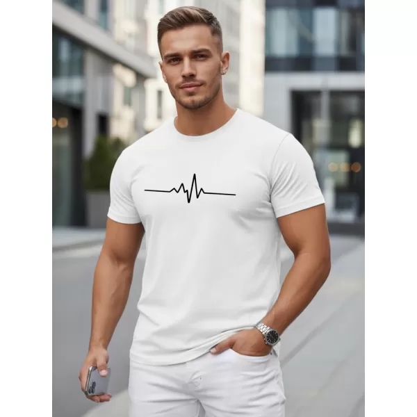  Herren-T-Shirt DSTREET NX5098R-WH WEIß 