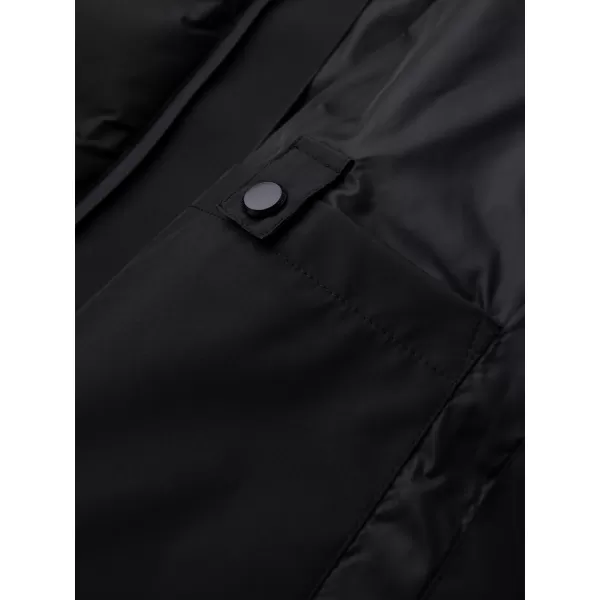  Winter-Steppjacke für Herren OMBRE OM-JAHP-0305 SCHWARZ 