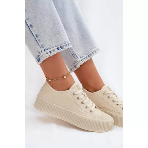  Damen-Sneaker BIG STAR SHOES TT274271 BEIGE 