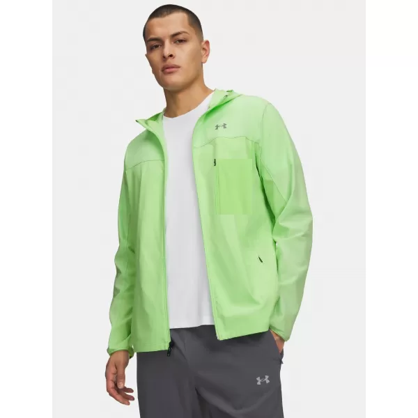  Herrenjacke UNDER ARMOUR VELOCITI PRO STORM JACKET 6005897-712 GRÜN 