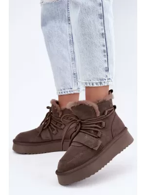 Damenschuhe BIG STAR SHOES UU274315 BRAUNE/BEIGE SCHATTEN