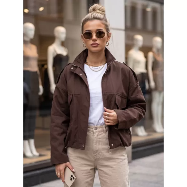  Damenjacke DSTREET TY6089 BRAUN 