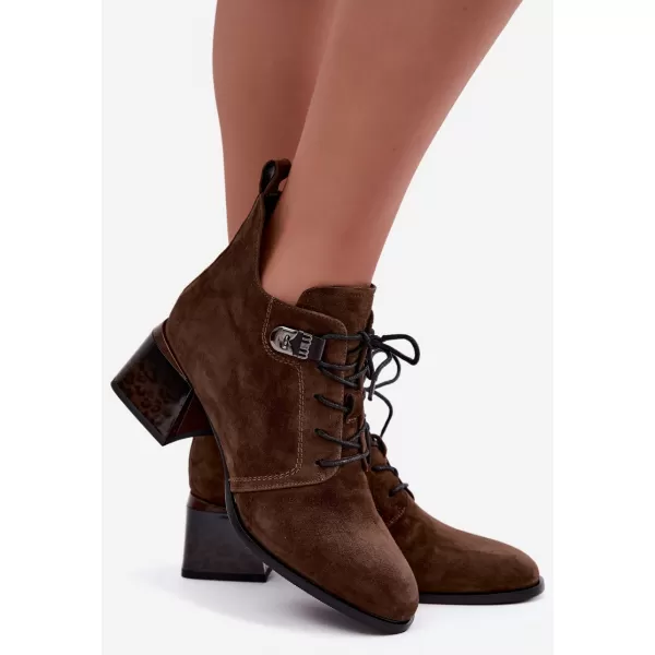  Damen-Stiefeletten BOTO 26BT24-383 KAFFEE 