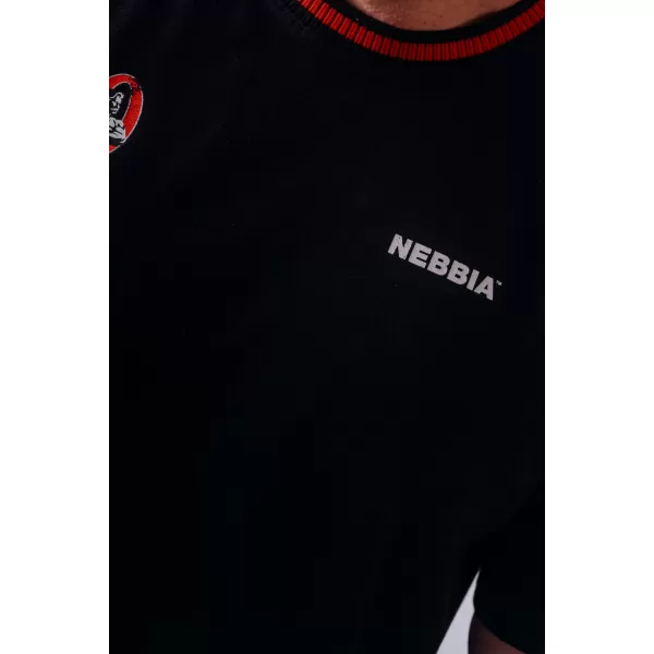  Herren-T-Shirts NEBBIA OLYMPIA MUSCLE COVER 942 SCHWARZ 