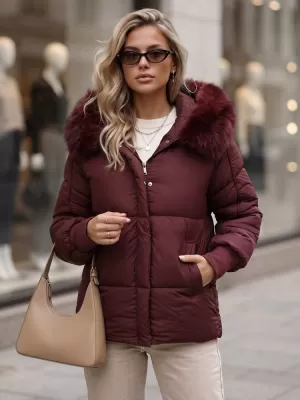 Damenjacke DSTREET TY6003 BURGUND