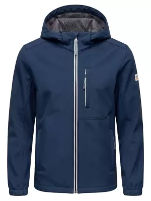Herren-Softshelljacke OMBRE C581 MARINEBLAU