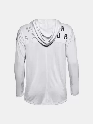 Damen-Sweatshirt UNDER ARMOUR TECH TWIST GRAPHIC HOODIE 1351977-014 GRAU