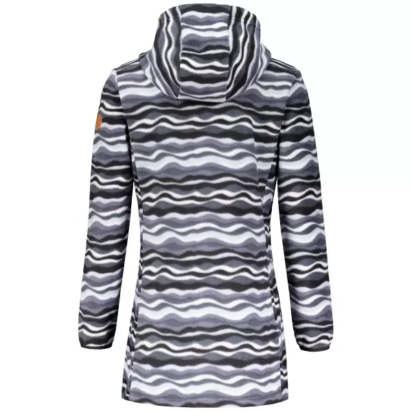  Fleece-Sweatshirt für Damen ALTISPORT ILANI SCHWARZ 