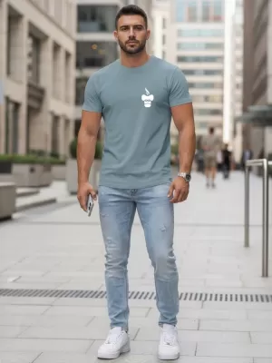 Herren-T-Shirt DSTREET NX5090R BLAU