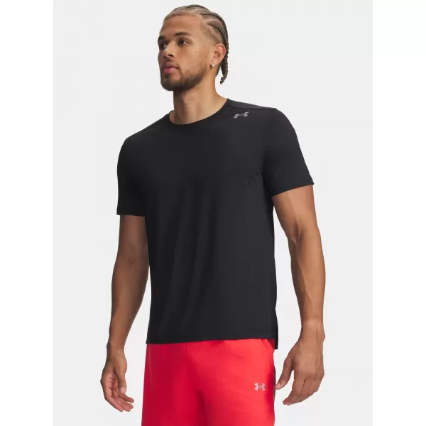  Herren-T-Shirt UNDER ARMOUR VELOCITI PRO SHORTSLEEVE 6009506-001 SCHWARZ 